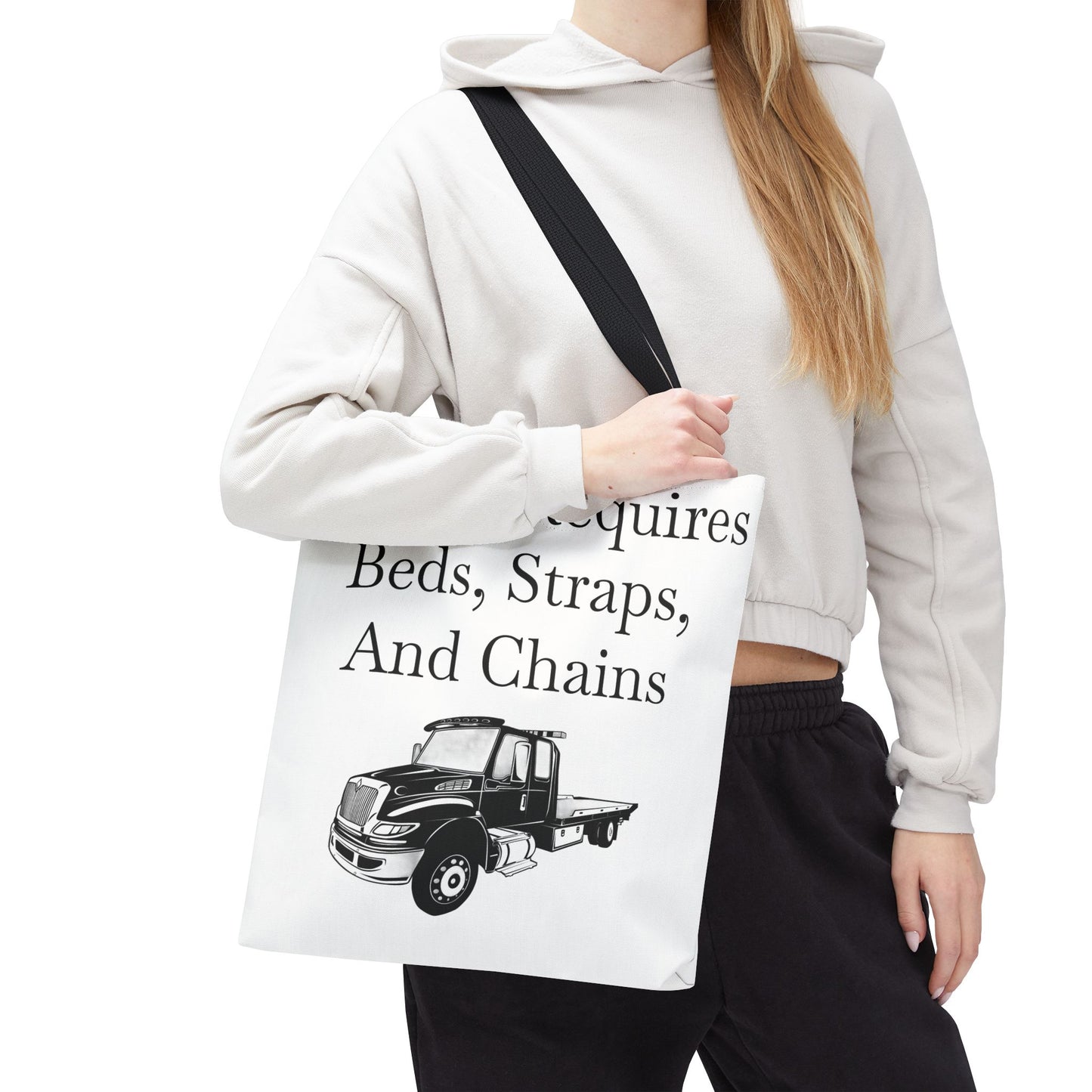 Beds, Straps, And Chains Tote Bag
