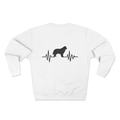 My Heart Beats For Newfies Unisex Crewneck Sweatshirt