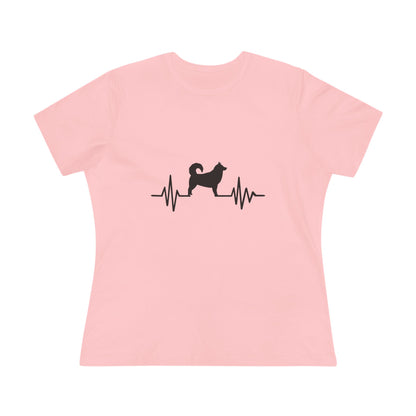 My Heart Beats For Malamutes Women's Short Sleeve Crewneck Tee