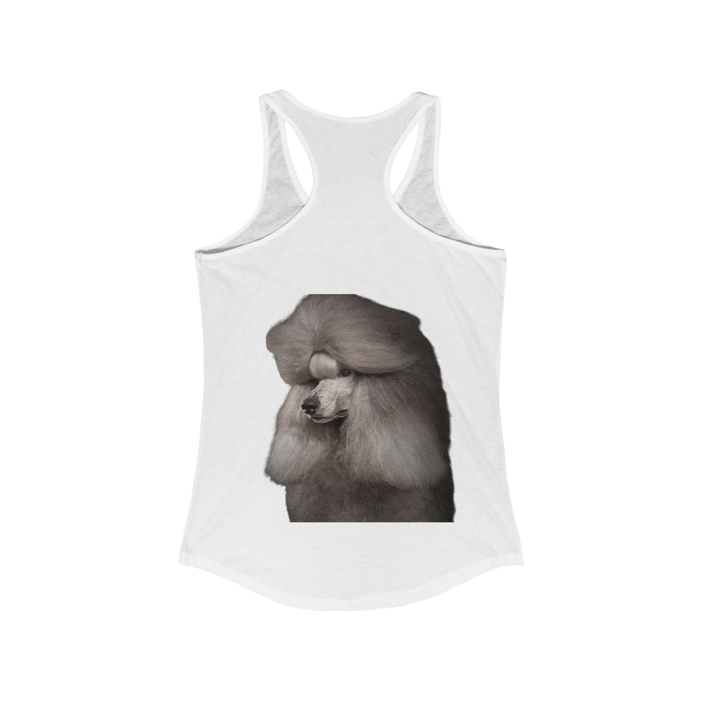Poodle Head Women's Racerback Tank