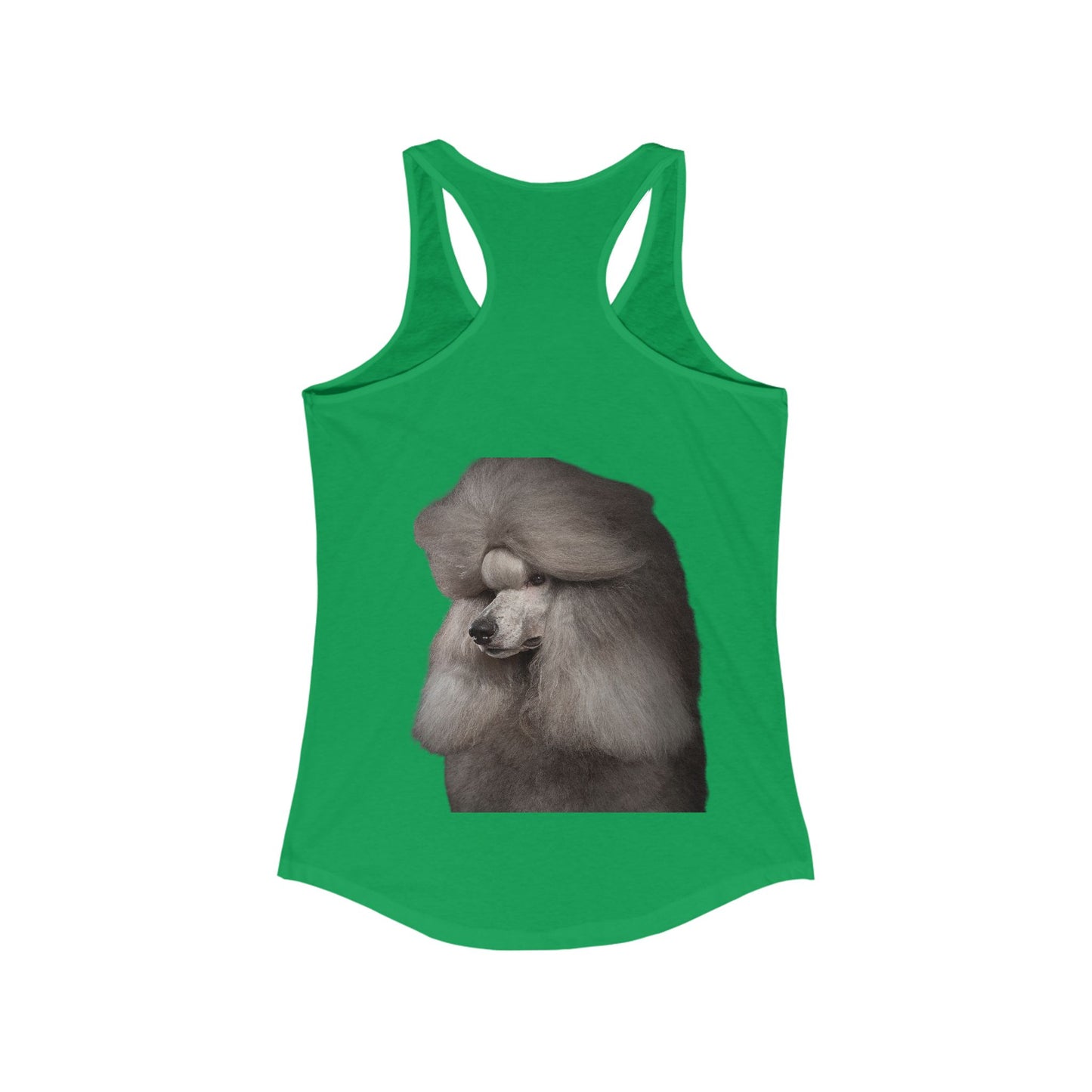 Poodle Head Women's Racerback Tank