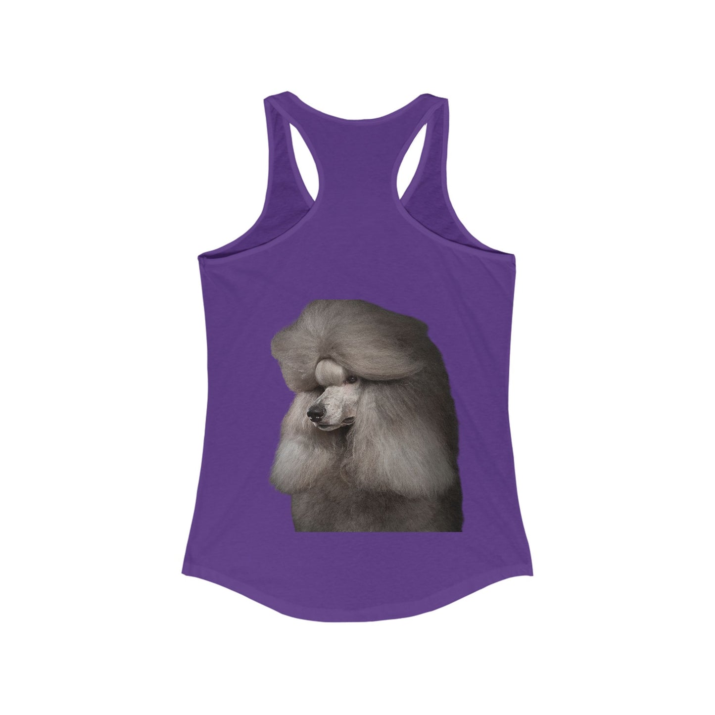 Poodle Head Women's Racerback Tank