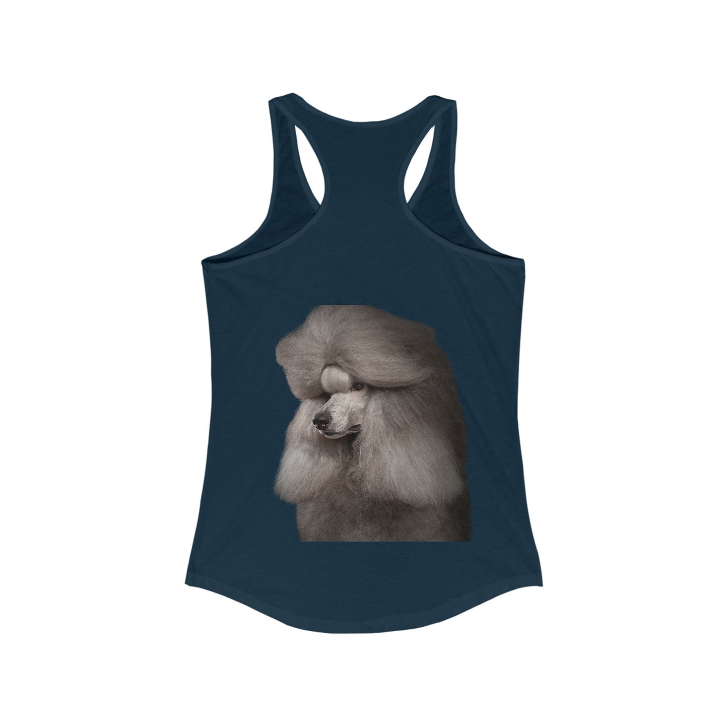 Poodle Head Women's Racerback Tank