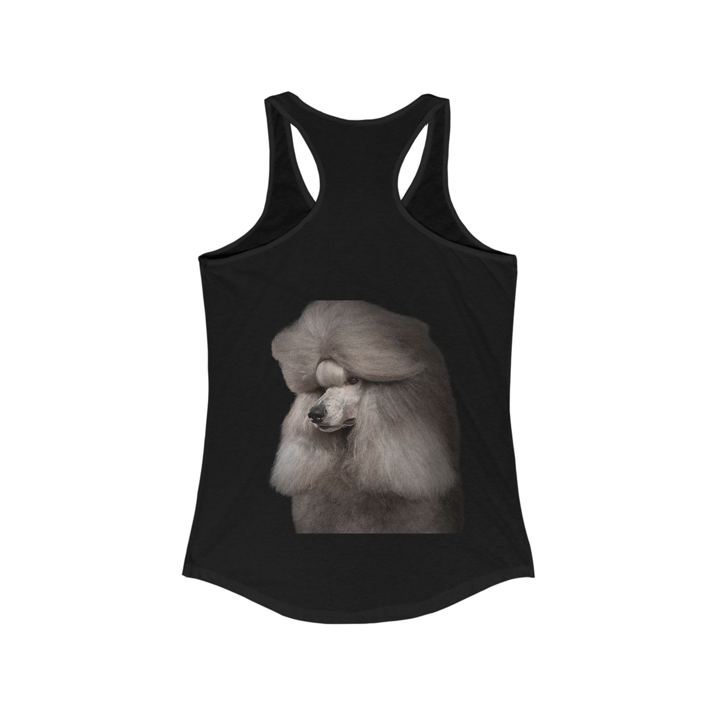 Poodle Head Women's Racerback Tank