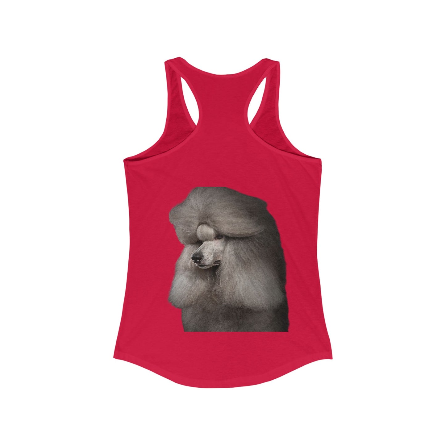 Poodle Head Women's Racerback Tank