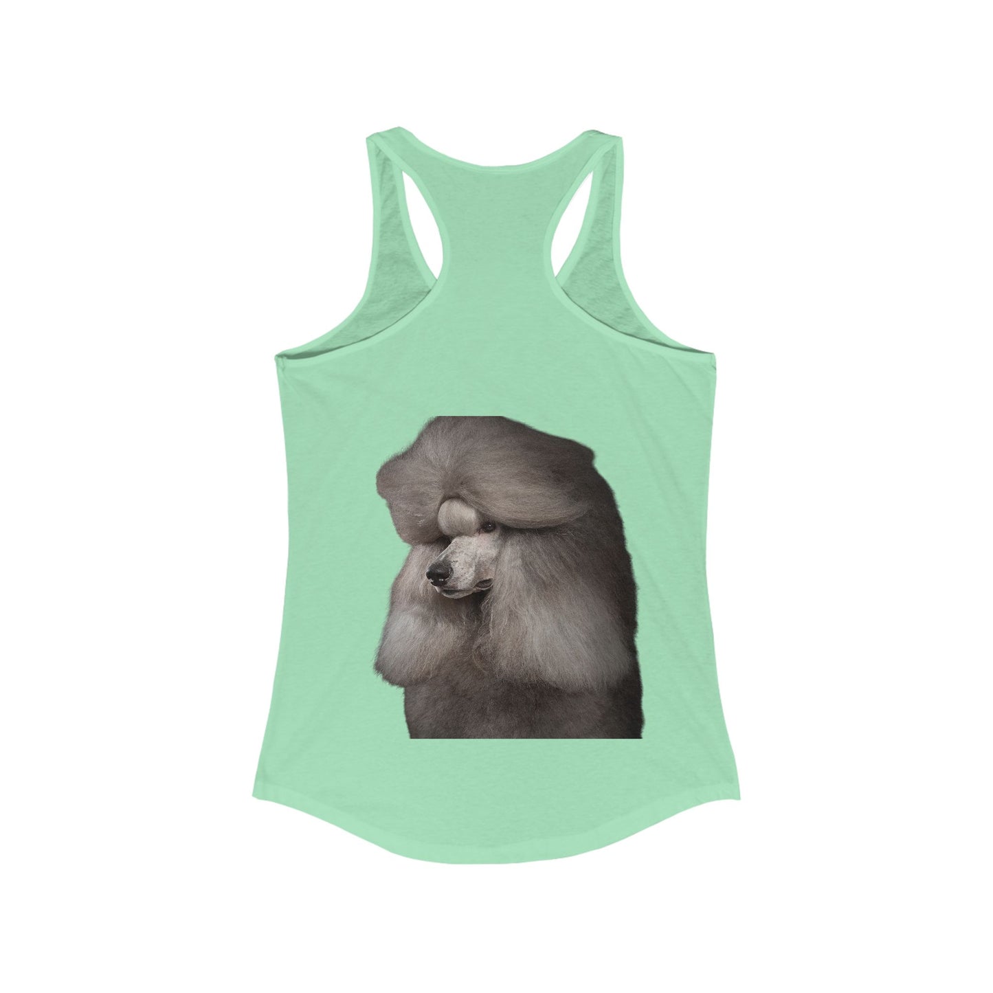 Poodle Head Women's Racerback Tank