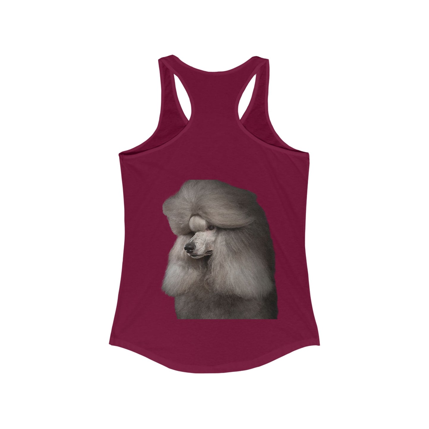 Poodle Head Women's Racerback Tank