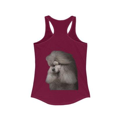 Poodle Head Women's Racerback Tank