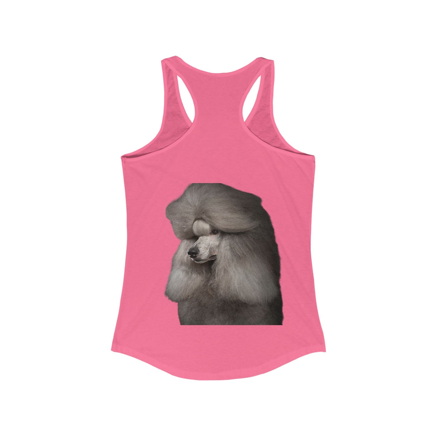 Poodle Head Women's Racerback Tank