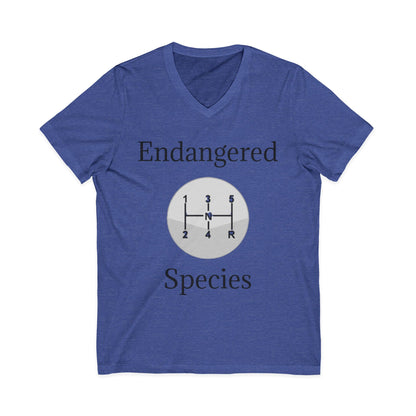 Endangered Species Unisex Short Sleeve V-Neck Tee