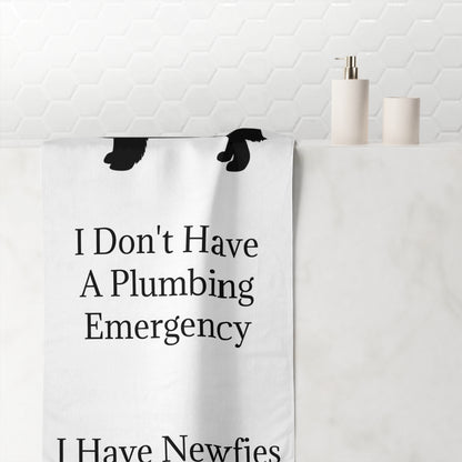 Plumbing Emergency Mink-Cotton  Beach Towel