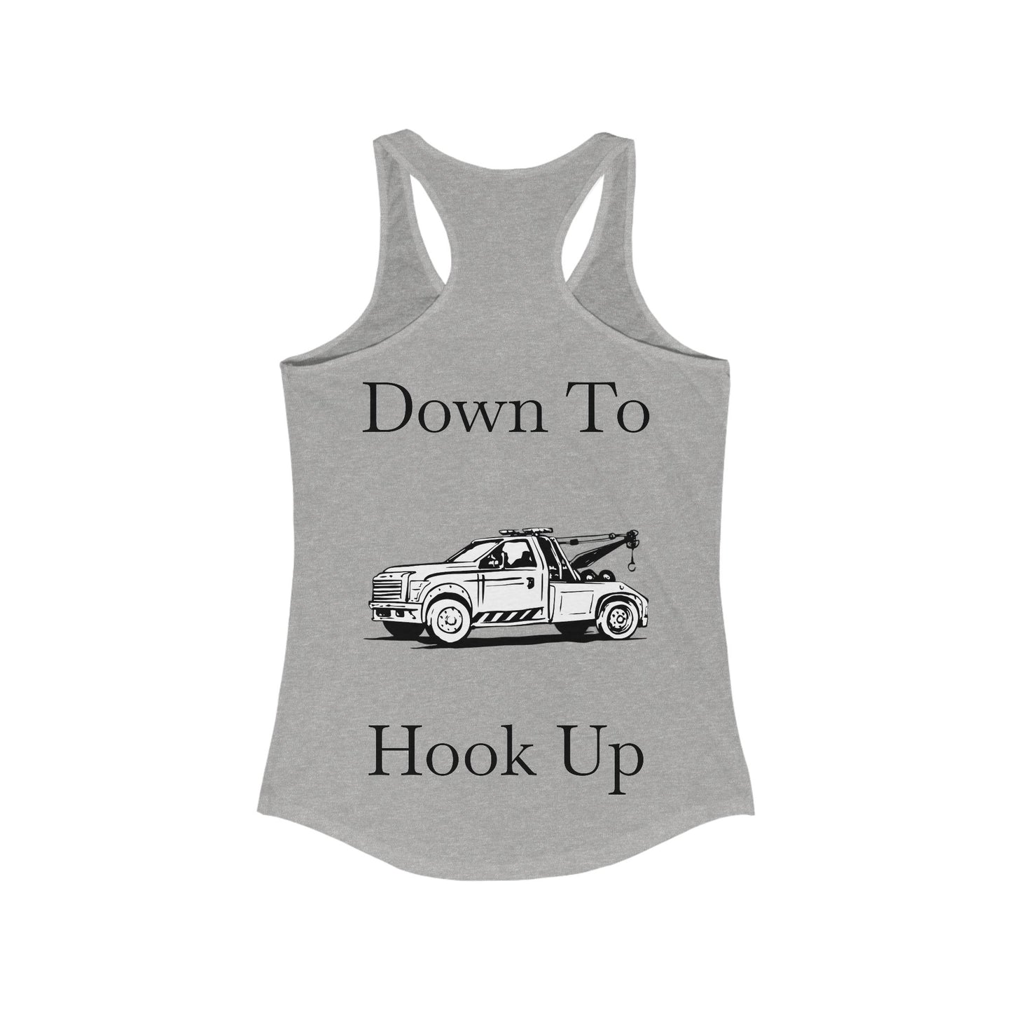 Down To Hook Up Women's Racerback Tank