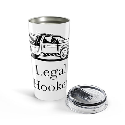 Legal H**ker Wheel Lift Tow Truck Tumbler