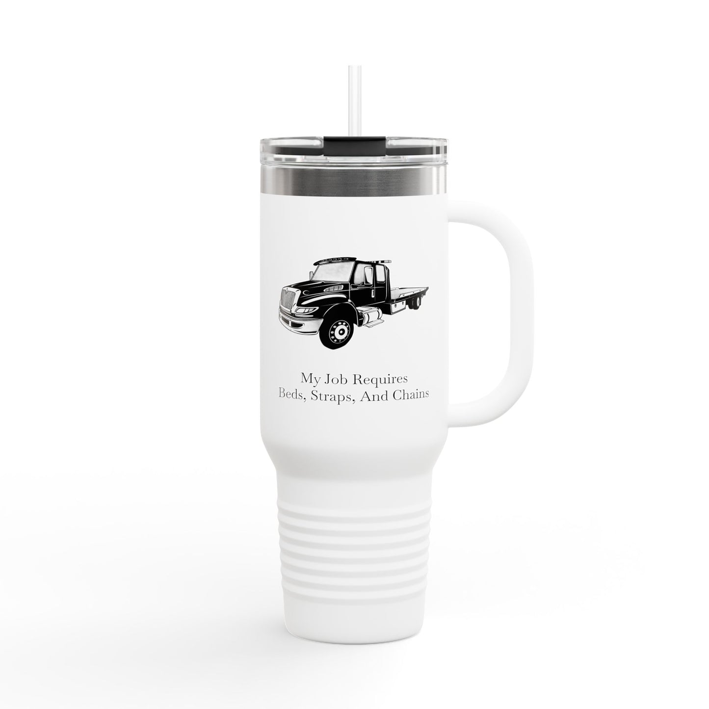 Beds, Straps, And Chains Insulated Travel Mug