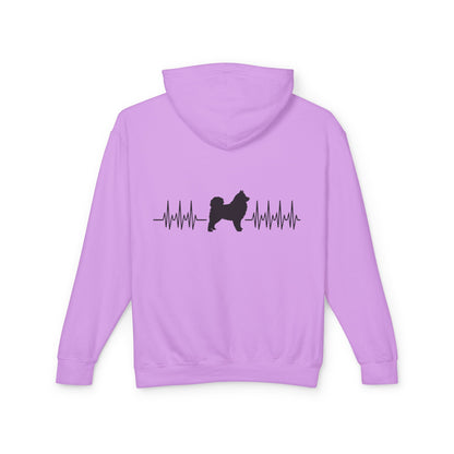 My Heart Beats For Samoyeds Unisex Lightweight Hoodie