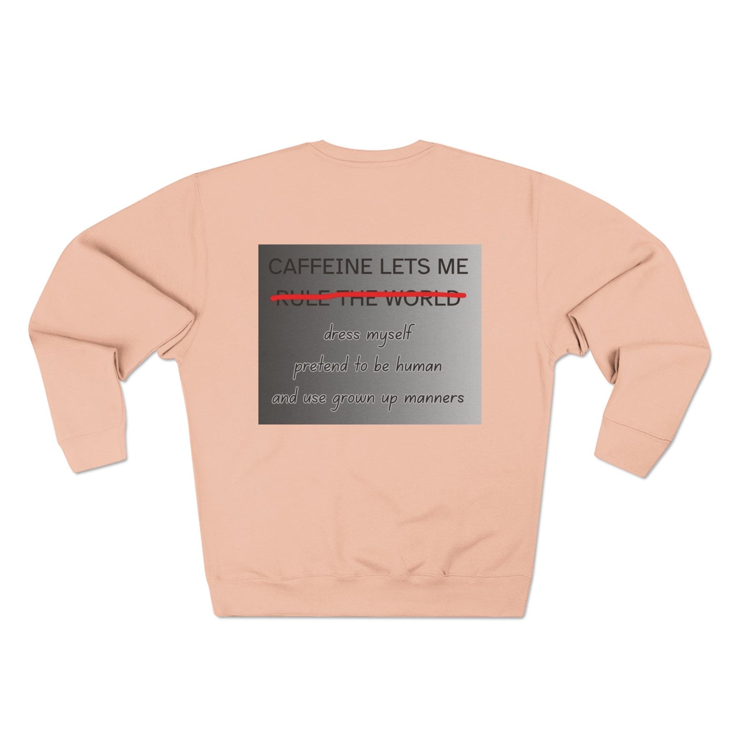 Caffeine Lets Me Unisex Crewneck Sweatshirt