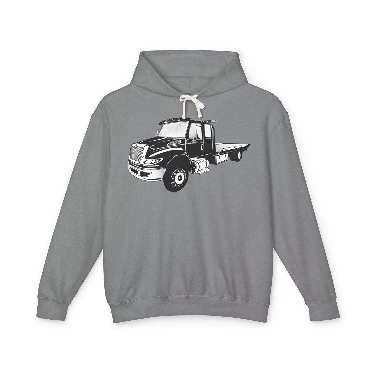 Flatbed Tow Truck Unisex Lightweight Hoodie