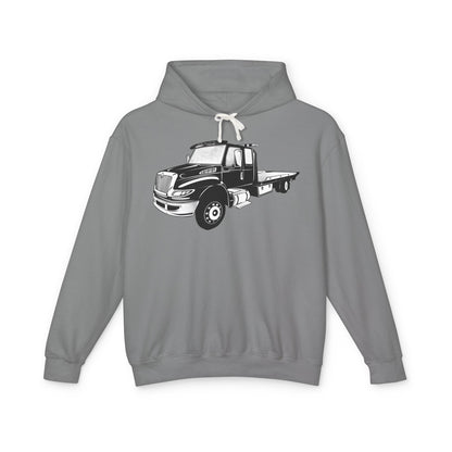 Flatbed Tow Truck Unisex Lightweight Hoodie