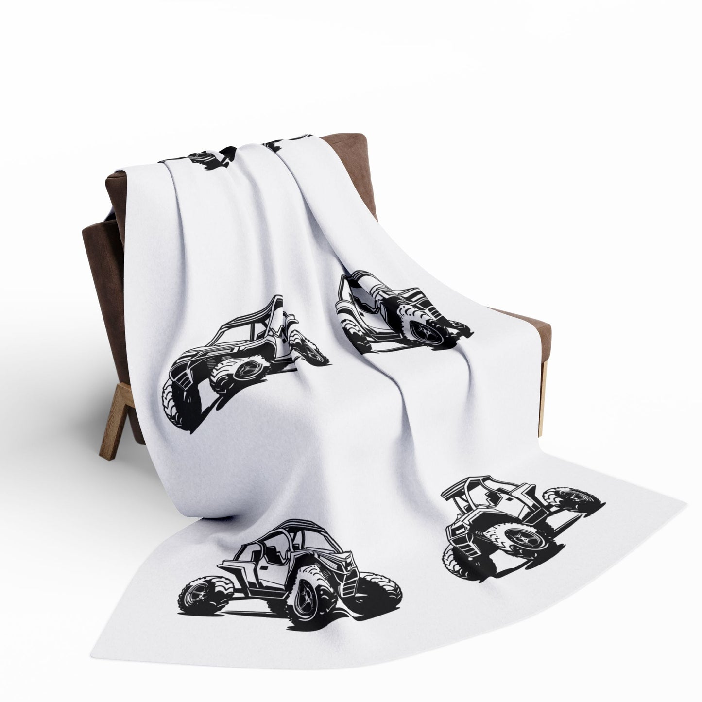 Off The Beaten Path Side By Side Arctic Fleece Blanket