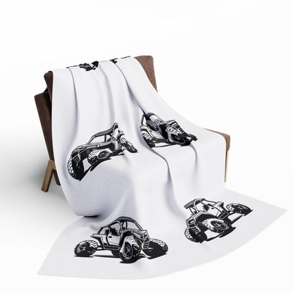 Off The Beaten Path Side By Side Arctic Fleece Blanket