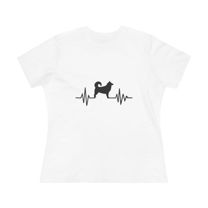 My Heart Beats For Malamutes Women's Short Sleeve Crewneck Tee