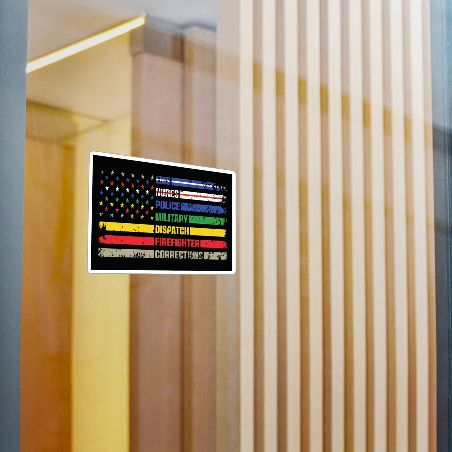 First Responder Vinyl Decal