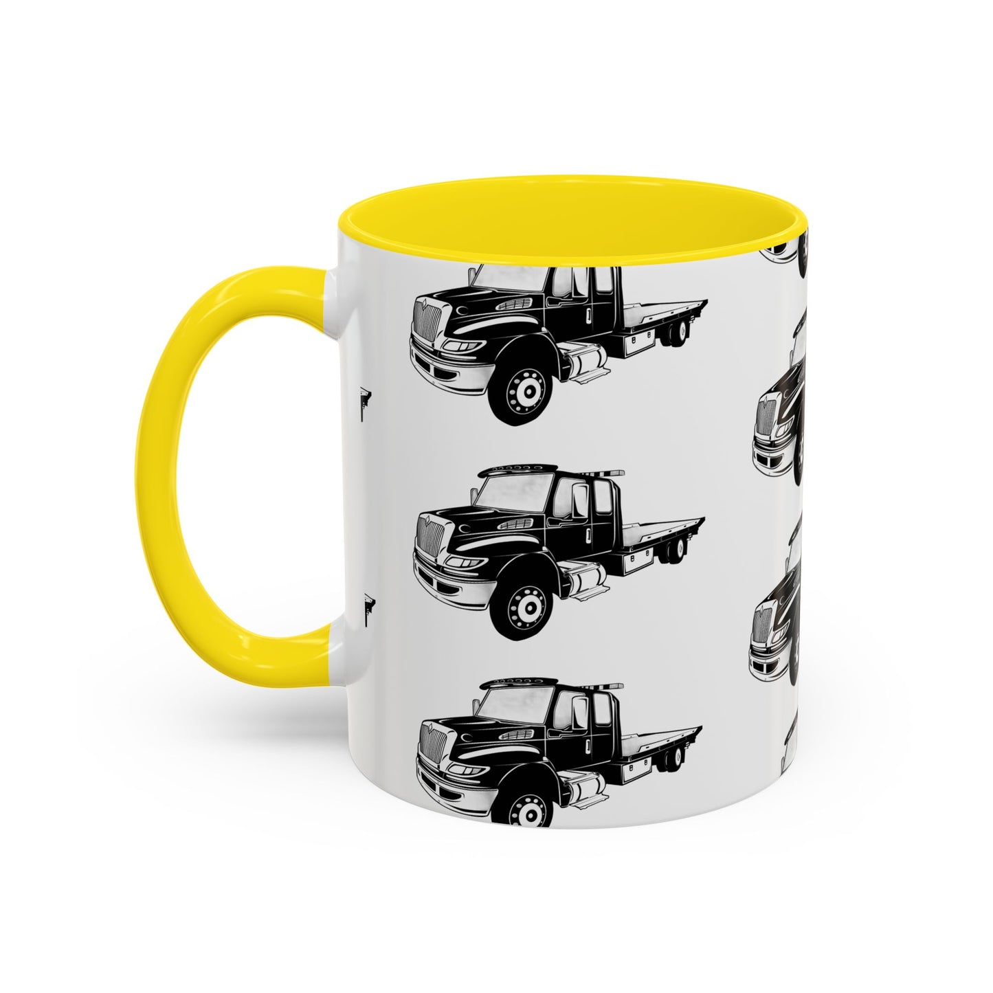 Flatbed Tow Truck 2-Tone Coffee Mug