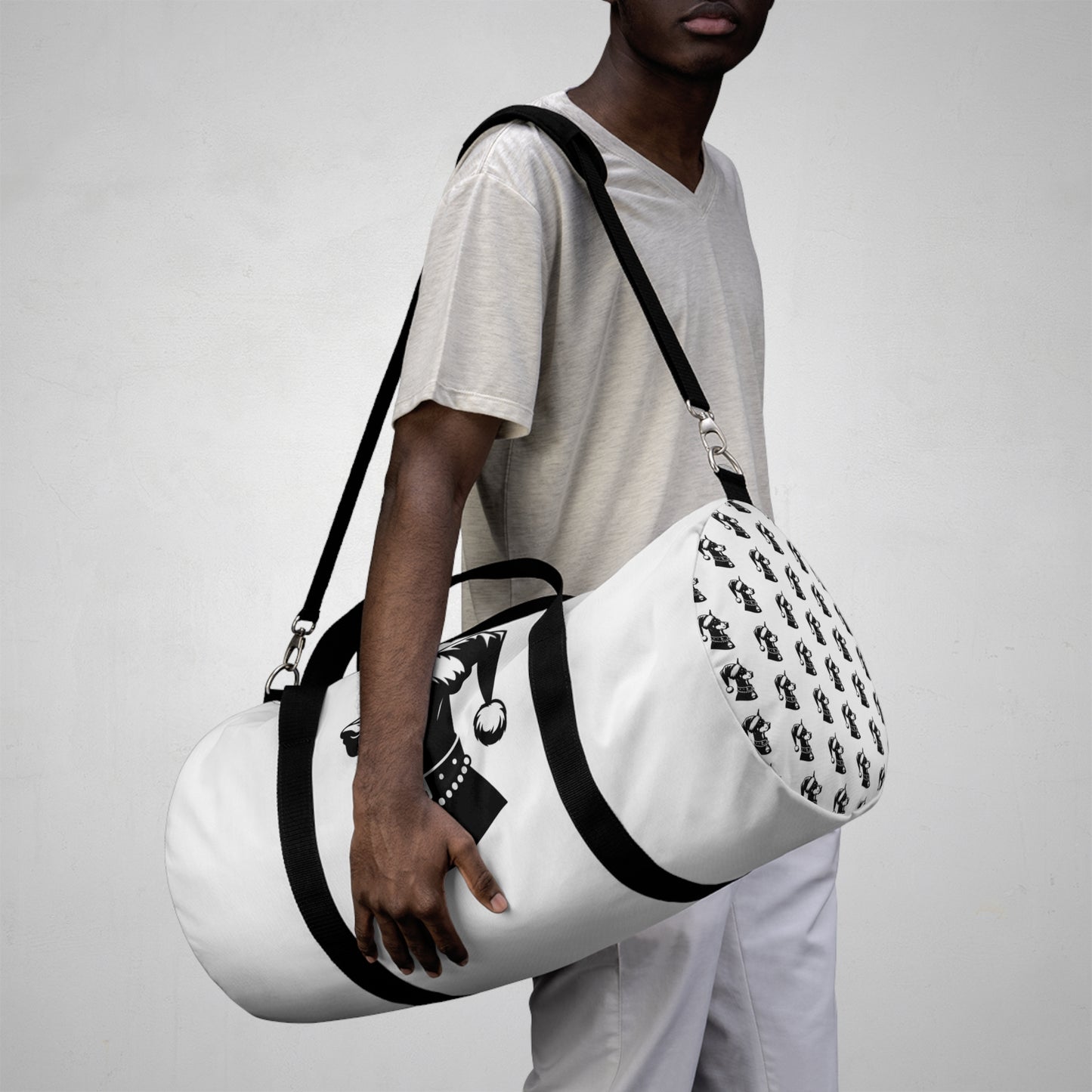 Santa Paws Doberman Duffel Bag