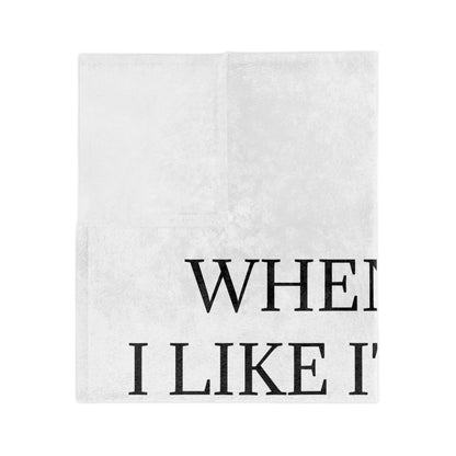 Like It Rough Velveteen Microfiber Blanket