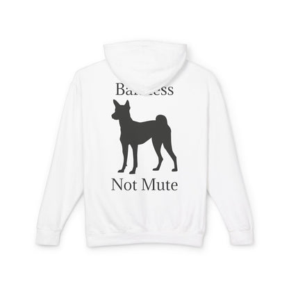 Barkless Not Mute Unisex Lightweight Hoodie