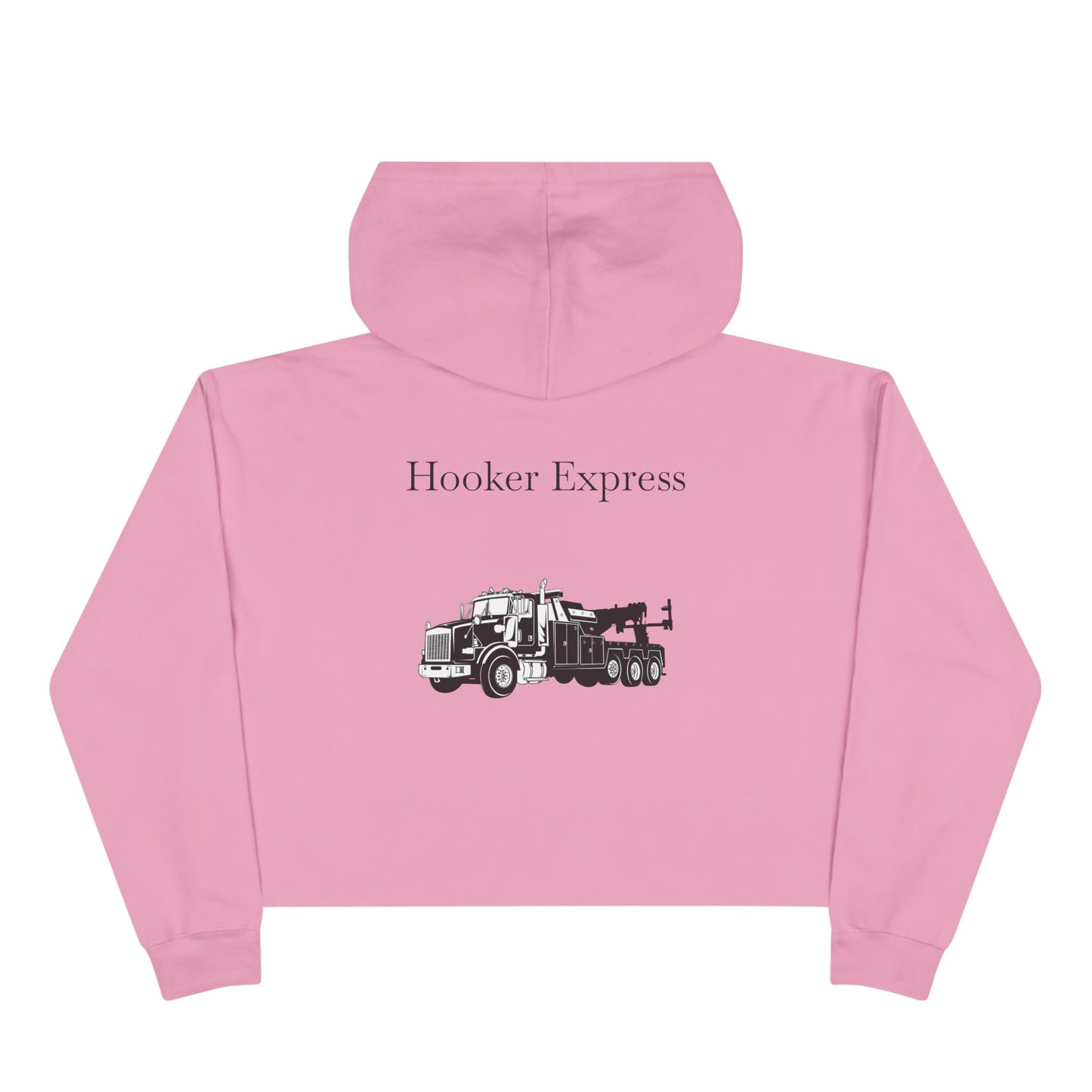 H**ker Express Heavy Tow Truck Women's Crop Hoodie