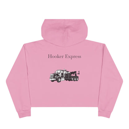 H**ker Express Heavy Tow Truck Women's Crop Hoodie