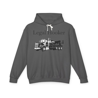 Legal H**ker Heavy Tow Truck Unisex Lightweight Hoodie