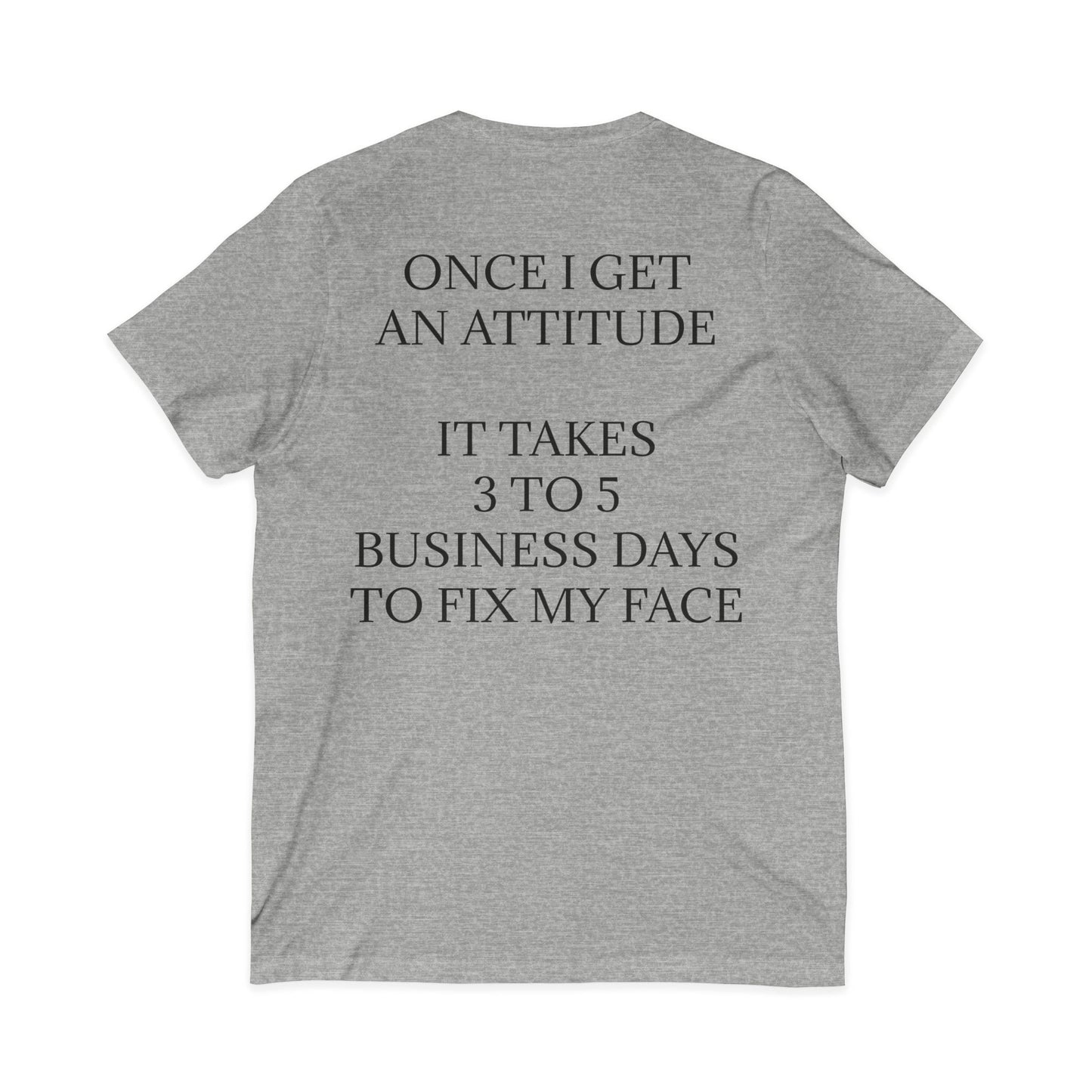 Fix My Face Unisex Short Sleeve V-Neck Tee