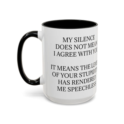 Speechless 2-Tone Coffee Mug