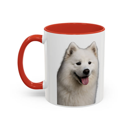 Samoyed Head 2-Tone Coffee Mug
