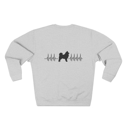 My Heart Beats For Samoyeds Unisex Crewneck Sweatshirt