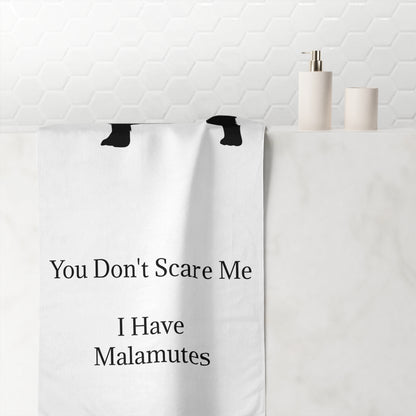 You Don't Scare Me Mink-Cotton  Beach Towel