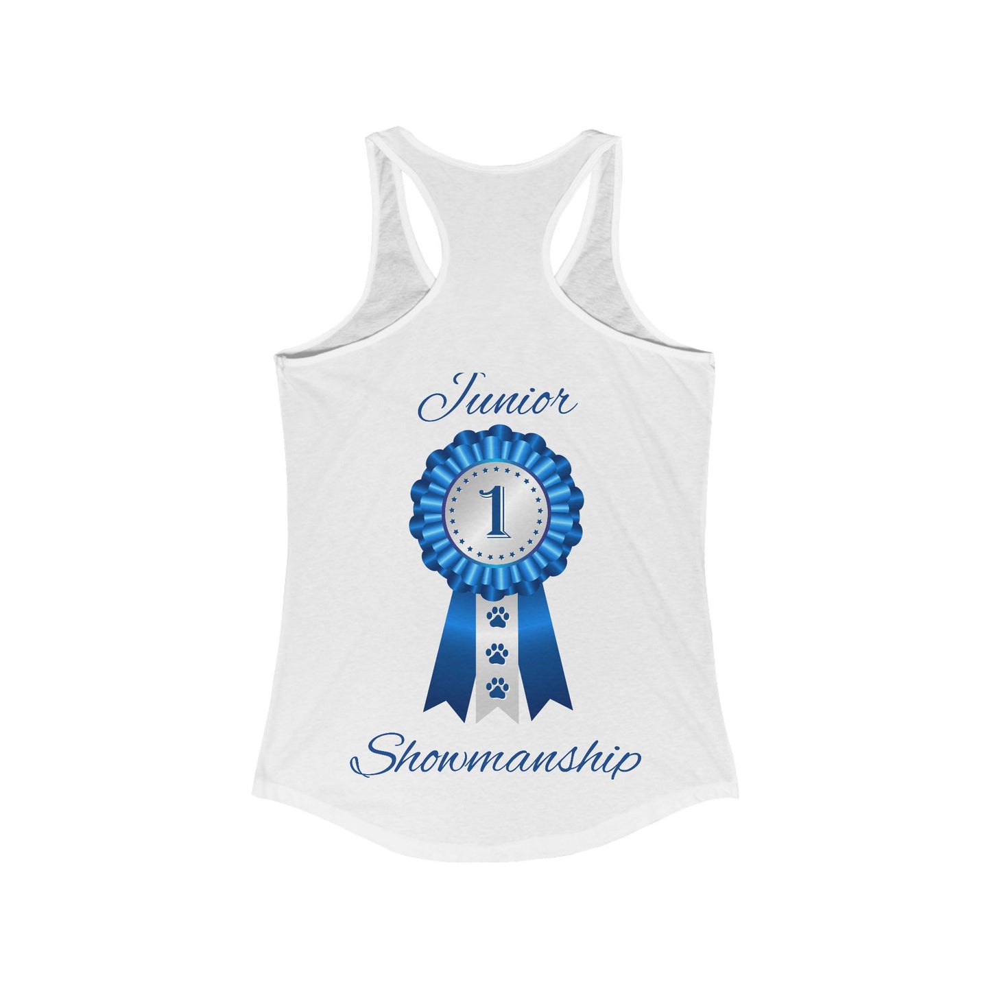 Junior Showmanship Women's Racerback Tank