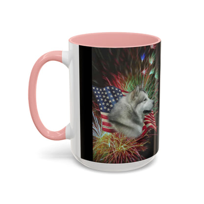 American Malamute 2-Tone Coffee Mug