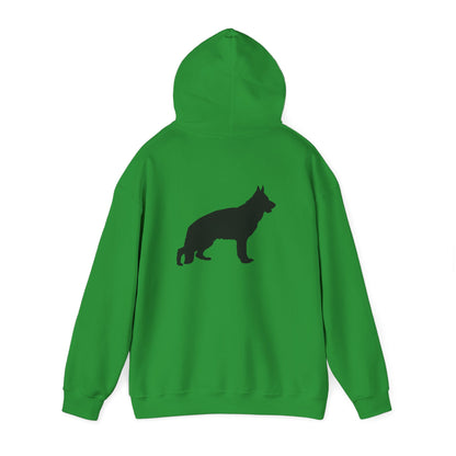 German Shepherd Silhouette Unisex Hoodie