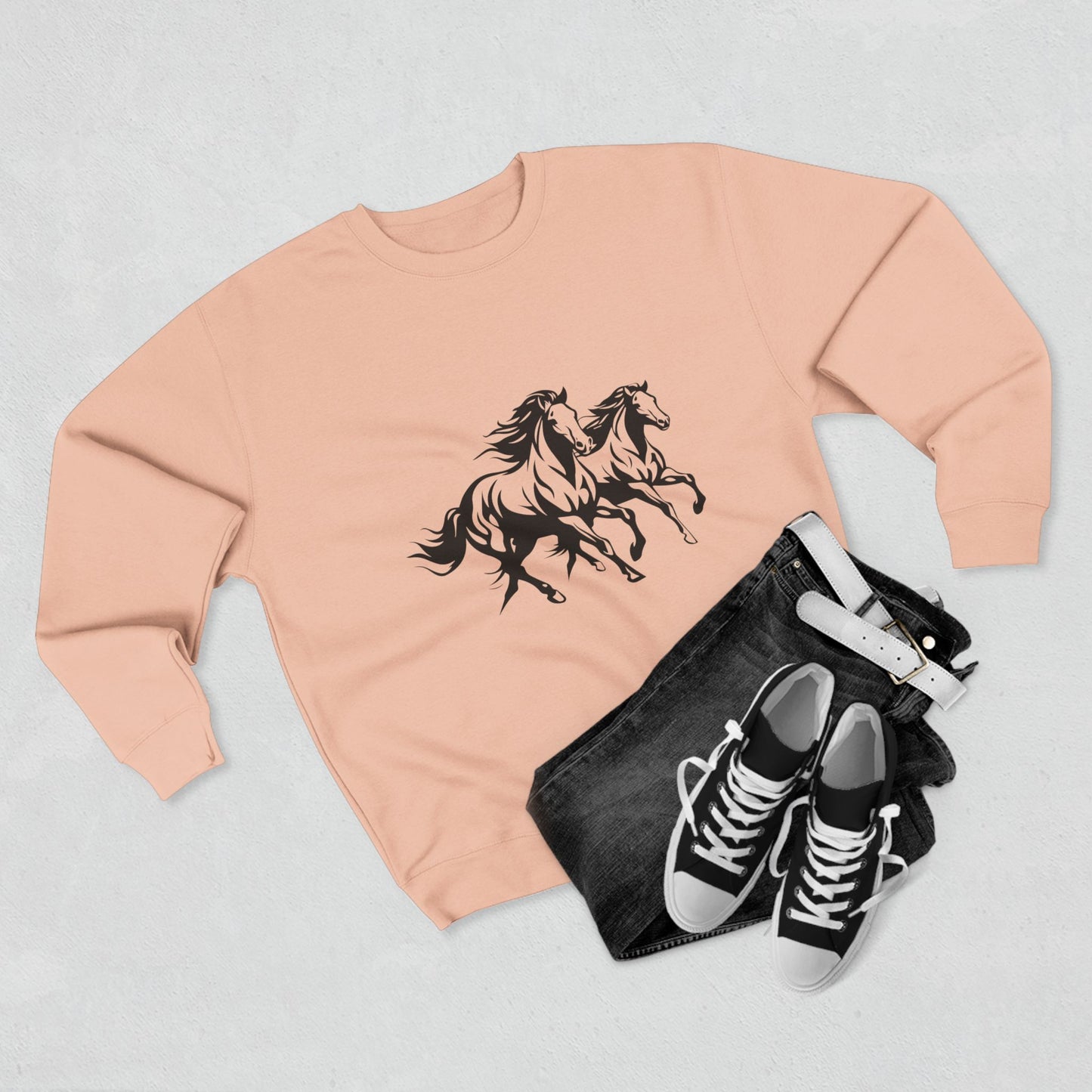 Horsin' Around Unisex Crewneck Sweatshirt