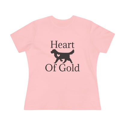 Heart Of Gold Women's Short Sleeve Crewneck Tee