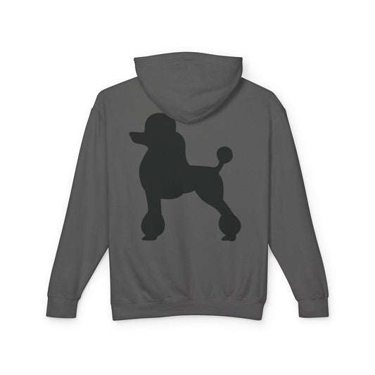 Poodle Silhouette Unisex Lightweight Hoodie