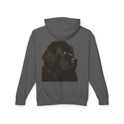 Newfie Head Unisex Lightweight Hoodie