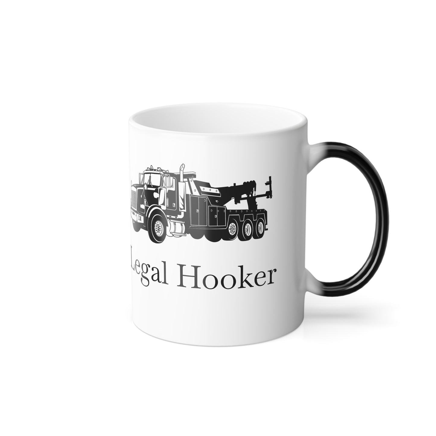 Legal H**ker Heavy Tow Truck Color Changing Mug
