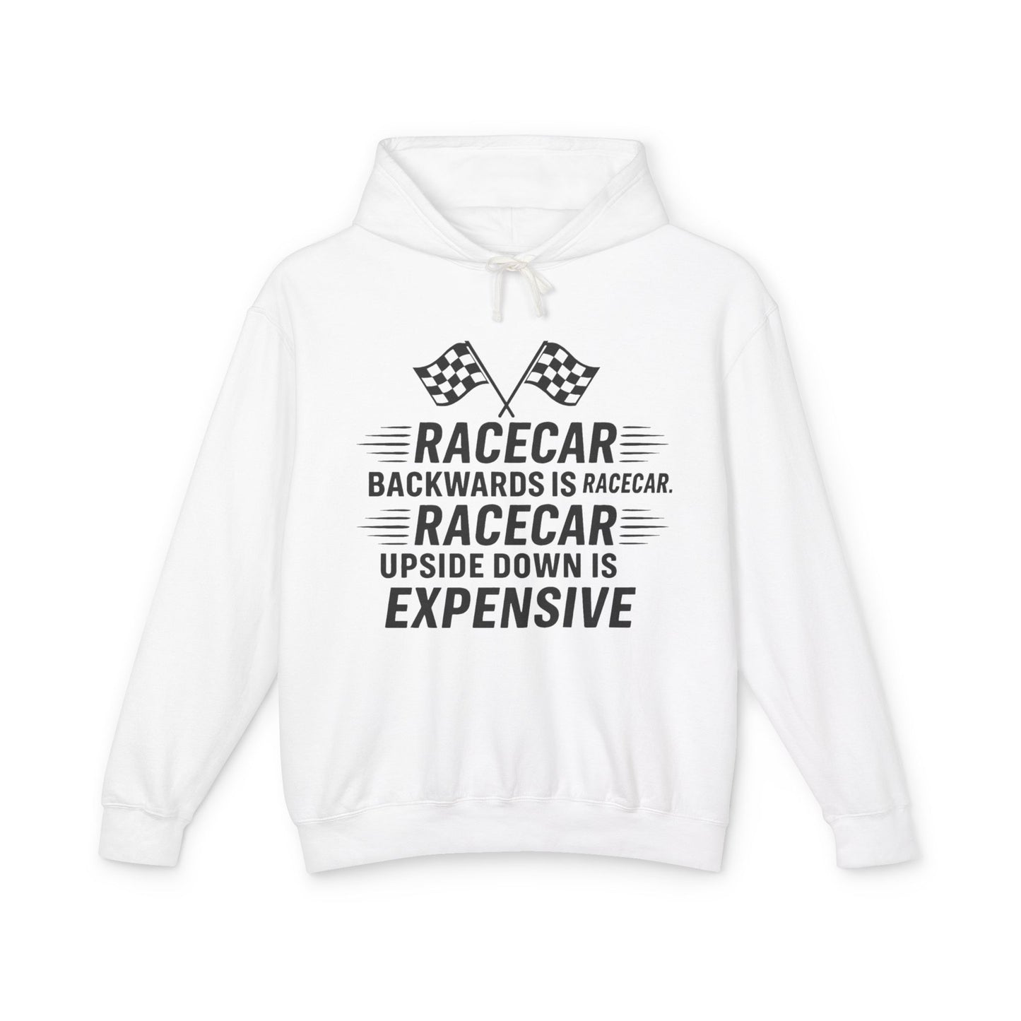 Racecar Backwards Unisex Lightweight Hoodie