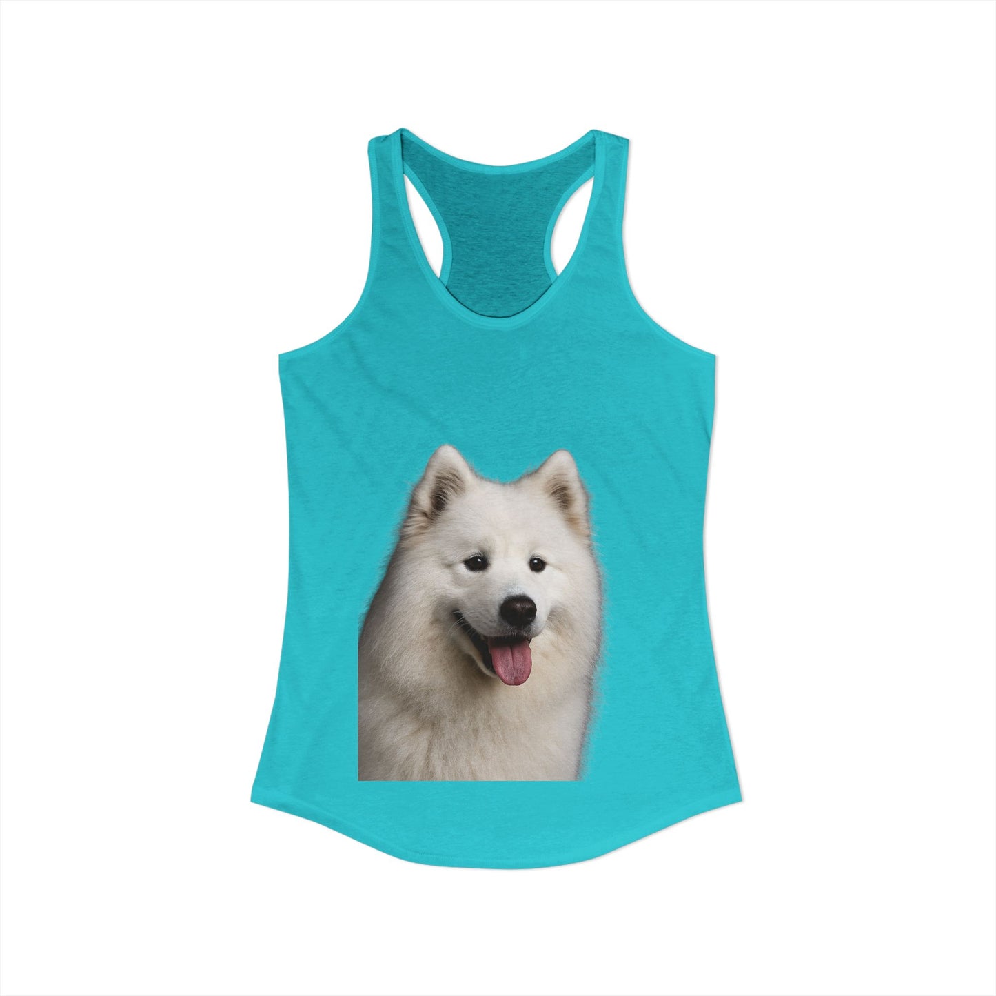 Samoyed Head Women's Racerback Tank