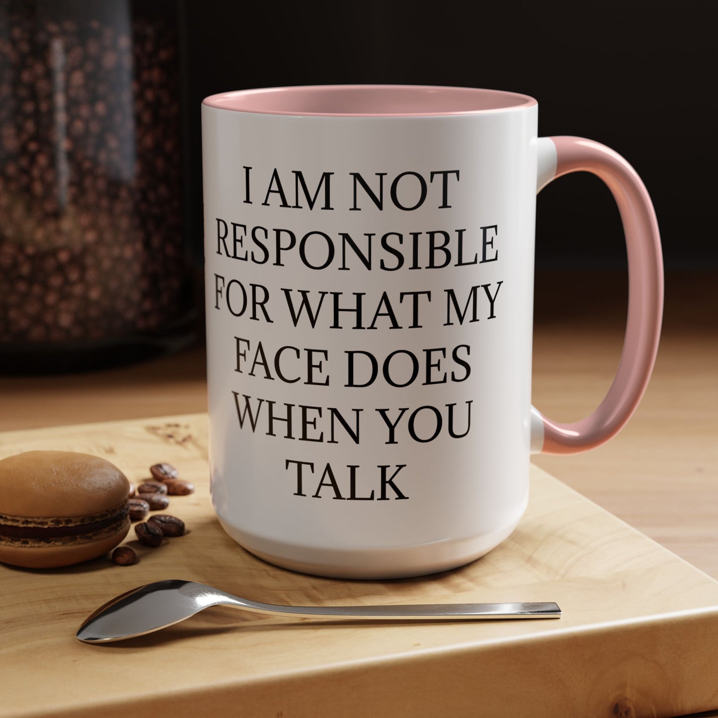 When You Talk 2-Tone Coffee Mug