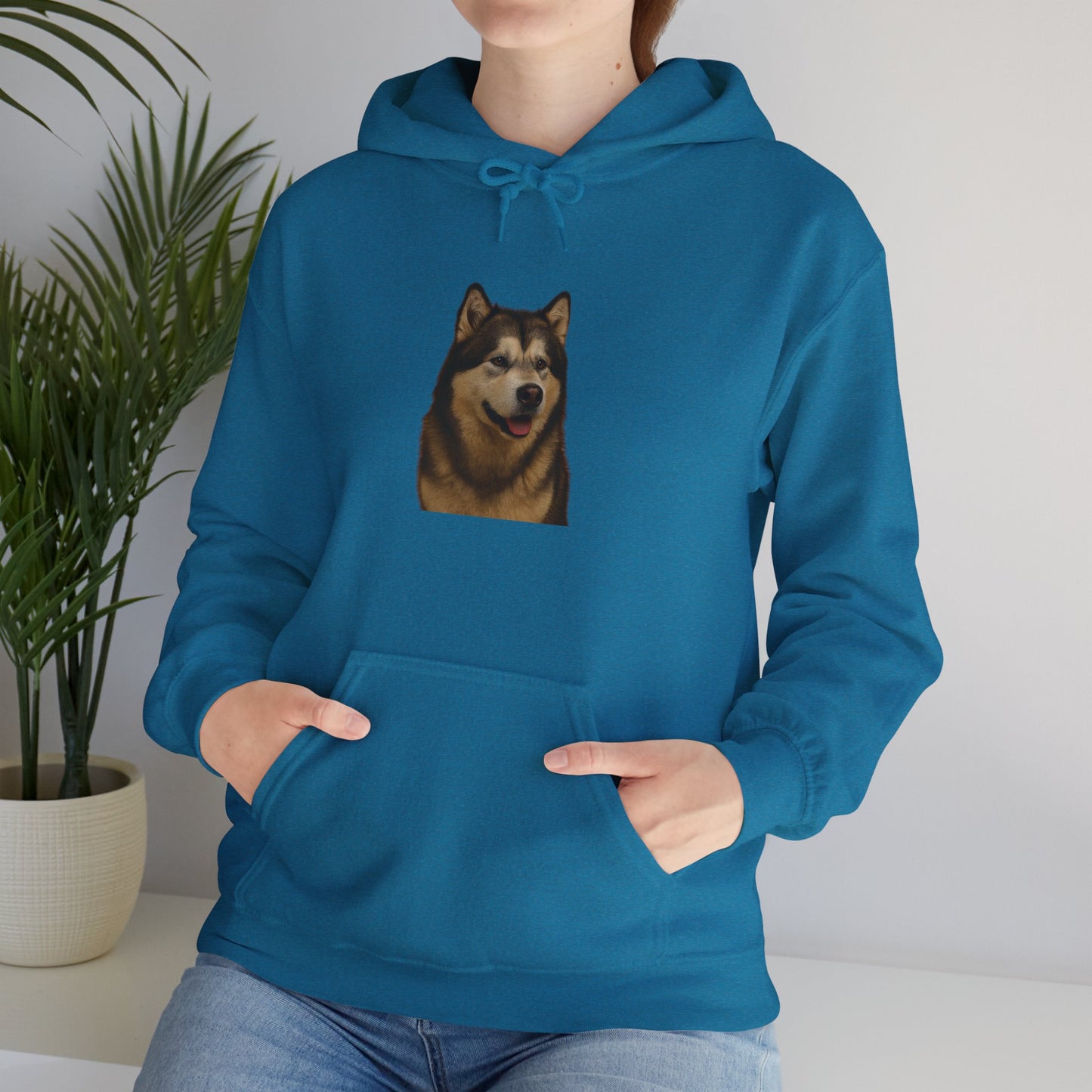 Malamute Head Unisex Hoodie